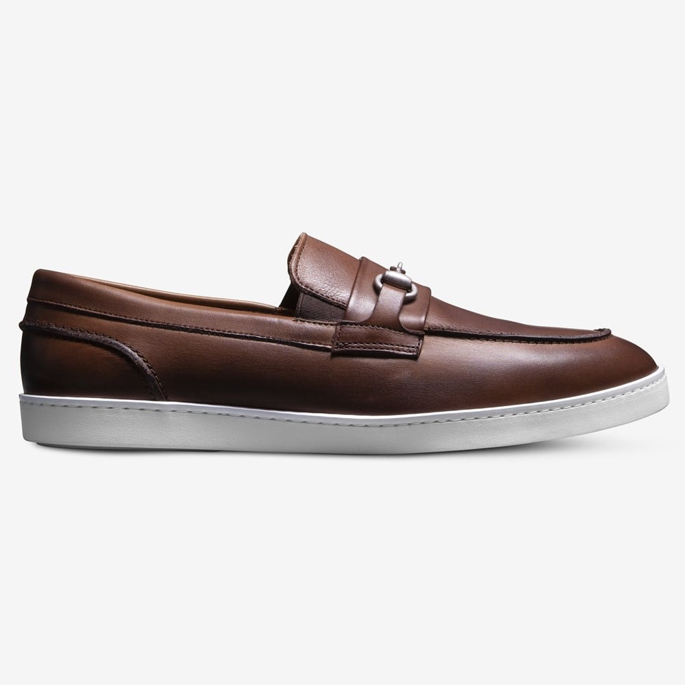 ALLEN EDMONDS RANDOLPH BIT SNEAKER - MAHOGANY