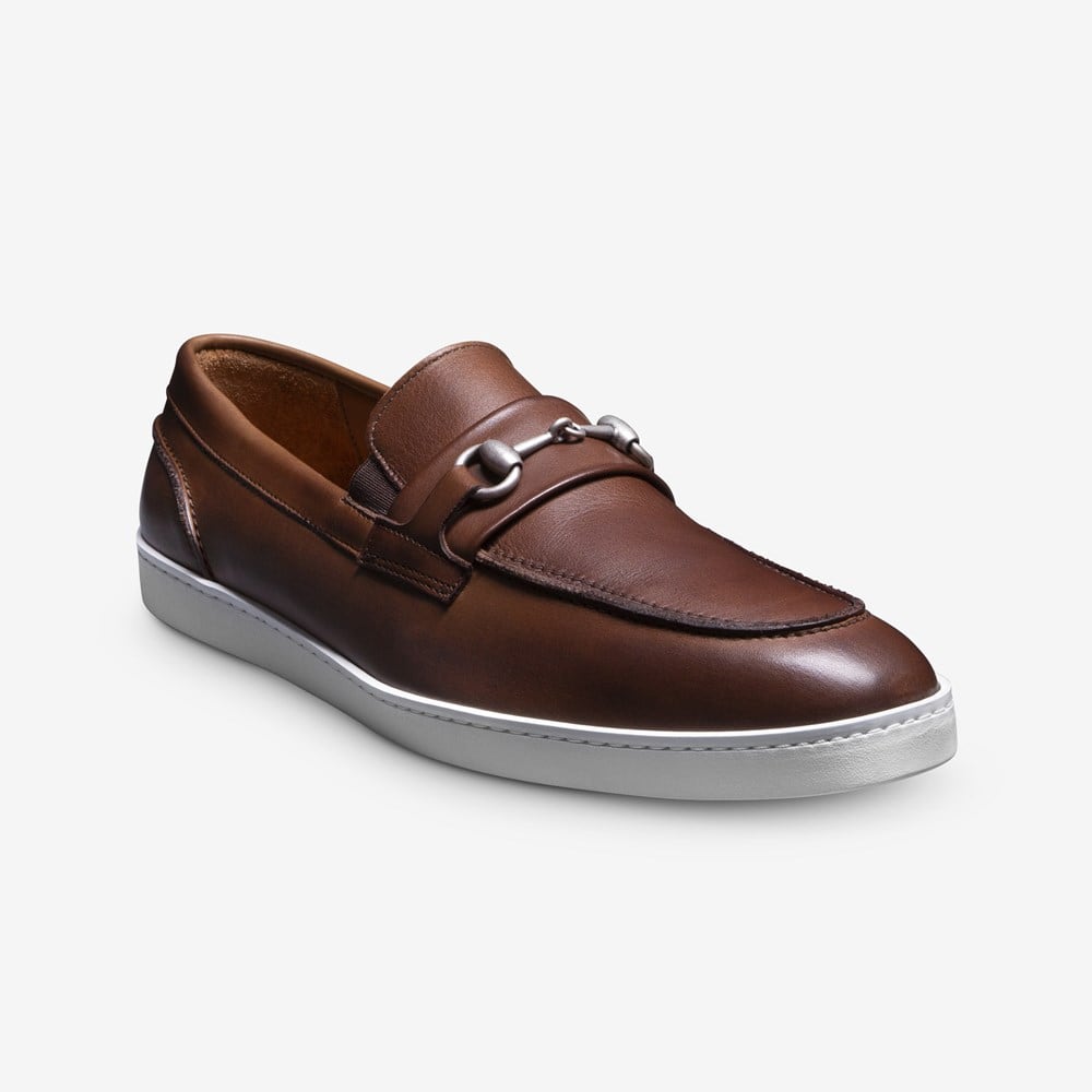 ALLEN EDMONDS RANDOLPH BIT SNEAKER - MAHOGANY